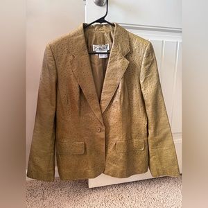 Vintage Carlisle Blazer / Ostrich Leather